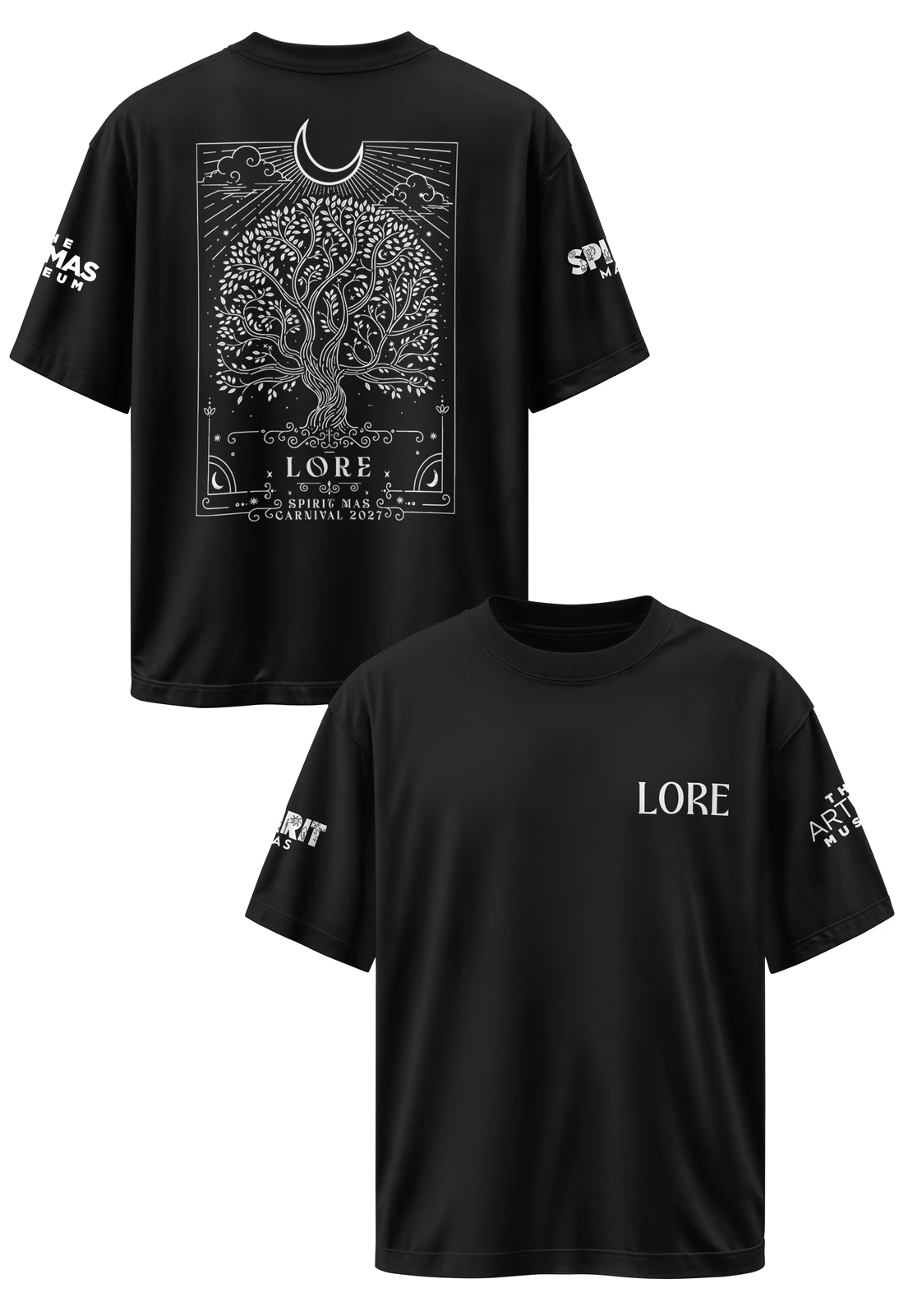 Unisex ArtMas T-Shirt in Black
