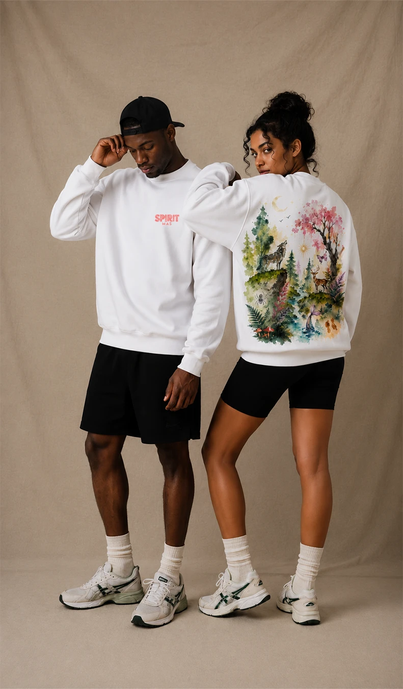 LORE Watercolour Crew Neck Sweater